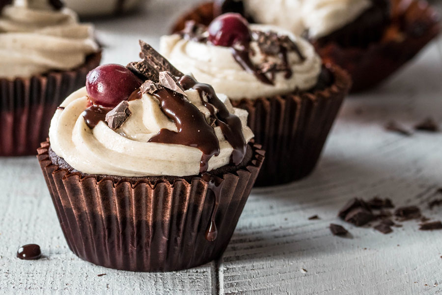 Donauwellen Cupcakes Donauwellen Cupcakes